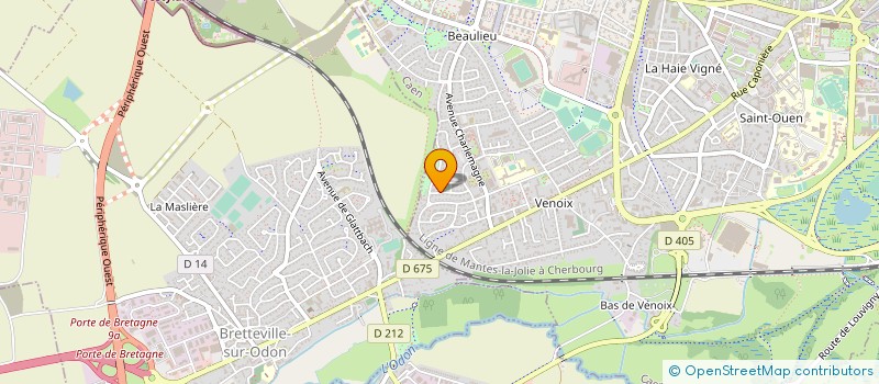 localisation de l'entreprise VIVESTIA à CAEN