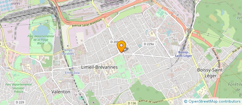 localisation de l'entreprise VIVET BERNARD ET LAIGNIER PATRICIA à LIMEIL-BREVANNES
