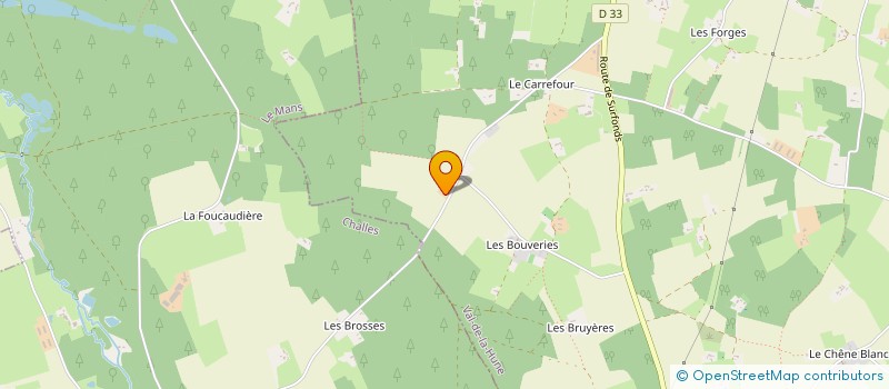 localisation de l'entreprise VIVET ENVIRONNEMENT  VAL-DE-LA-HUNE