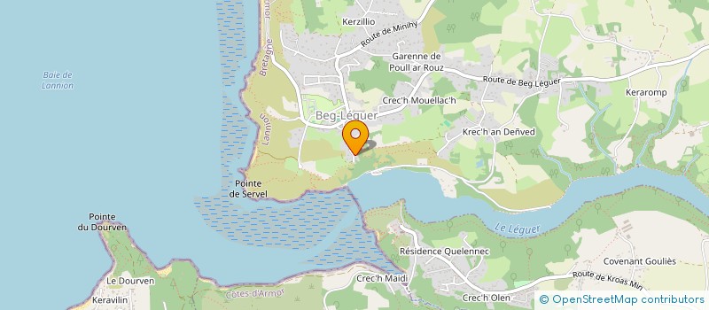 localisation de l'entreprise VIVEZ BIEN  LANNION