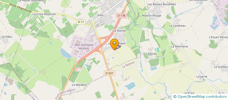 localisation de l'entreprise VIVEZ-GETAL PRODUCTIONS  PONT-SAINT-MARTIN