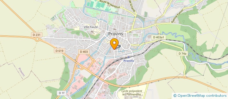 localisation de l'entreprise VIVHANDI  PROVINS