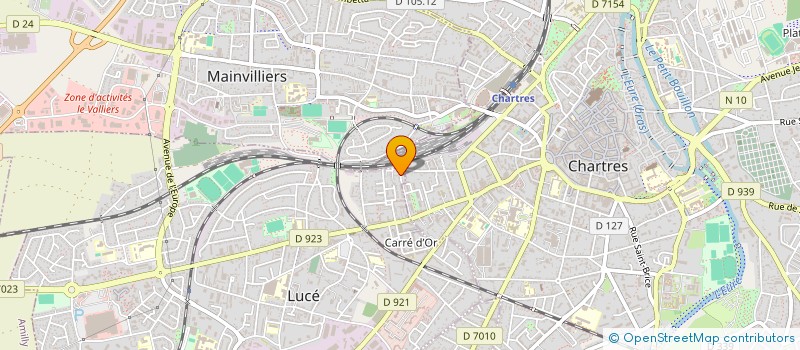 localisation de l'entreprise VIVI à LUCE