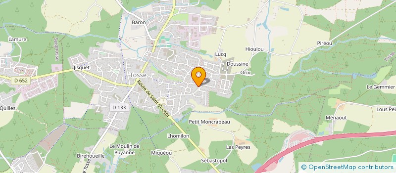 localisation de l'entreprise VIVI  TOSSE