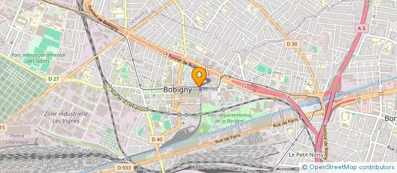 localisation de l'entreprise VIVI MODE V à BOBIGNY