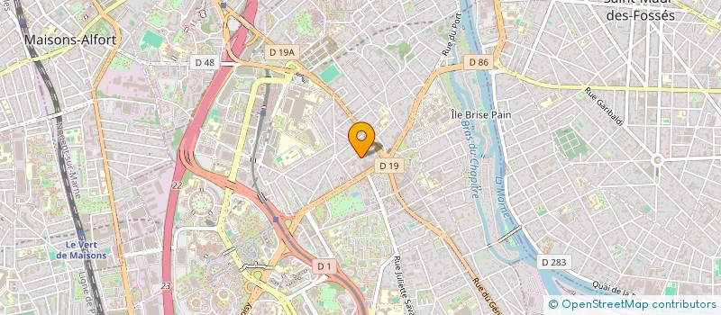 localisation de l'entreprise VIVI & NANA à CRETEIL