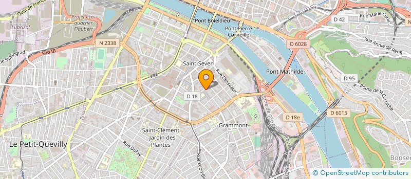 localisation de l'entreprise VIVI PEINTURE à ROUEN