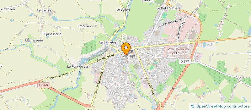 localisation de l'entreprise VIVI' TIF COIFFURE à LYS-HAUT-LAYON