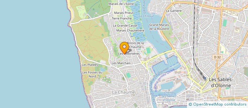 localisation de l'entreprise VIVIAMO à LES SABLES D'OLONNE