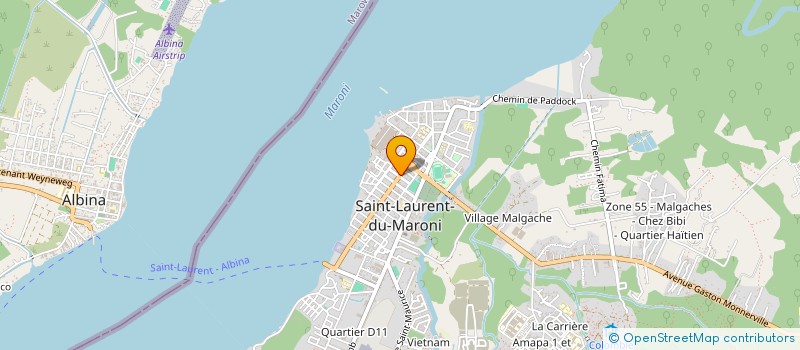 localisation de l'entreprise VIVIANE COSMETIC  SAINT-LAURENT-DU-MARONI