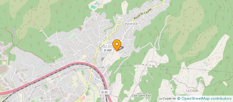 localisation de l'entreprise VIVIANI à CEYRESTE