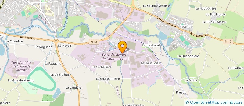 localisation de l'entreprise VIVICO à LA SELLE-EN-LUITRE