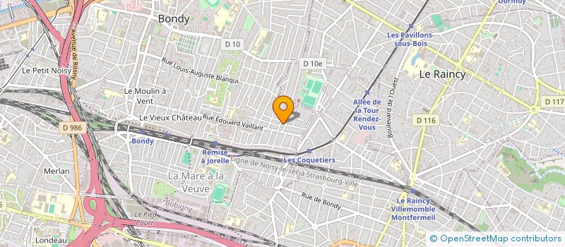 localisation de l'entreprise VIVIDENT  BONDY