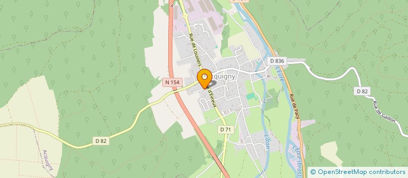 localisation de l'entreprise VIVIEN  ACQUIGNY