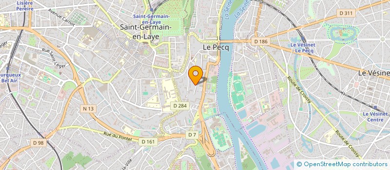 localisation de l'entreprise VIVIEN ANNE CONSEIL  LE PECQ