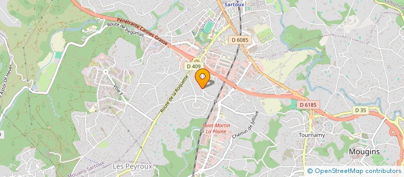 localisation de l'entreprise VIVIEN DC à MOUGINS
