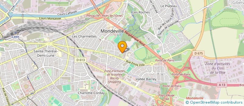 localisation de l'entreprise VIVIEN EVENTS  MONDEVILLE