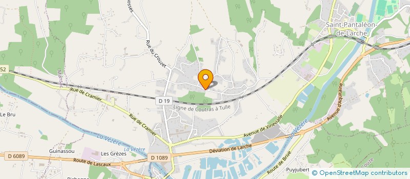 localisation de l'entreprise VIVIENDA  SAINT-PANTALEON-DE-LARCHE