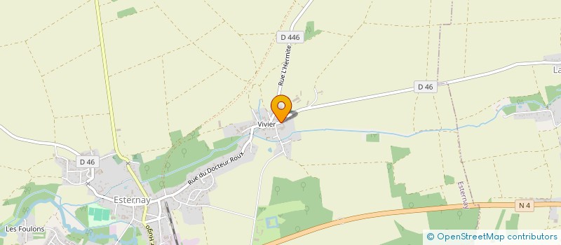 localisation de l'entreprise VIVIENERGIE  ESTERNAY