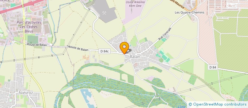 localisation de l'entreprise VIVIER DISTRIBUTION  BALAN