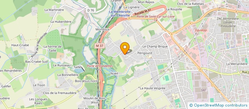 localisation de l'entreprise VIVIER FAMILY  SAINT-CYR-SUR-LOIRE