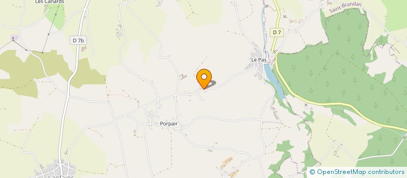 localisation de l'entreprise VIVIER FROMAGER 22 à LANFAINS
