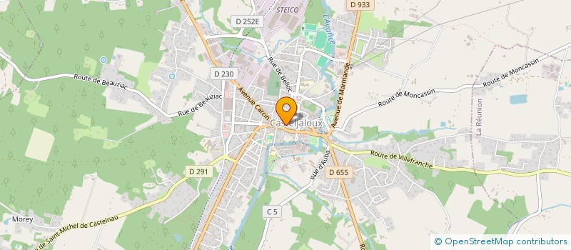 localisation de l'entreprise VIVIERLAND  CASTELJALOUX