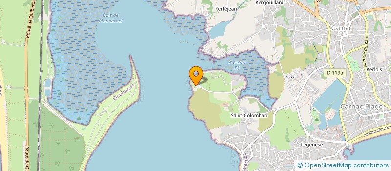 localisation de l'entreprise VIVIERS DE SAINT-COLOMBAN ET DE KEROMAN  CARNAC