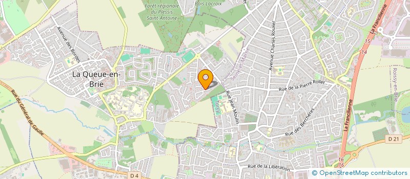 localisation de l'entreprise VIVIES  LA QUEUE-EN-BRIE