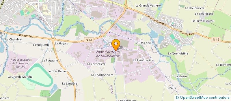 localisation de l'entreprise VIVINDUS à LA SELLE-EN-LUITRE