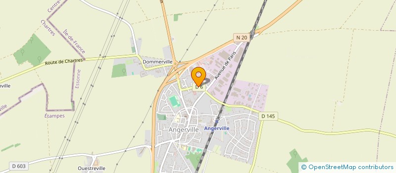 localisation de l'entreprise VIVINEL  ANGERVILLE