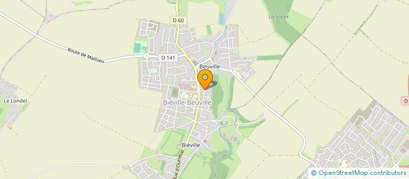 localisation de l'entreprise VIVINVEST  BIEVILLE-BEUVILLE