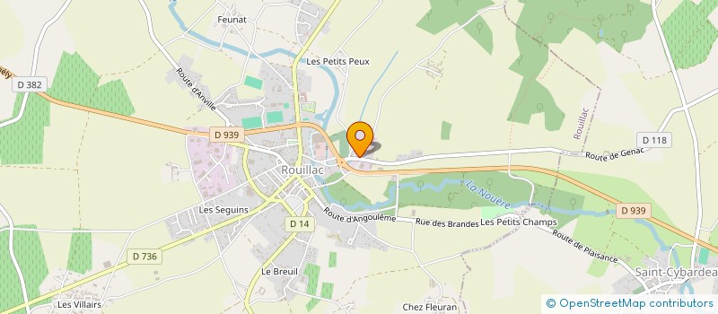 localisation de l'entreprise VIVIOPTIC à ROUILLAC