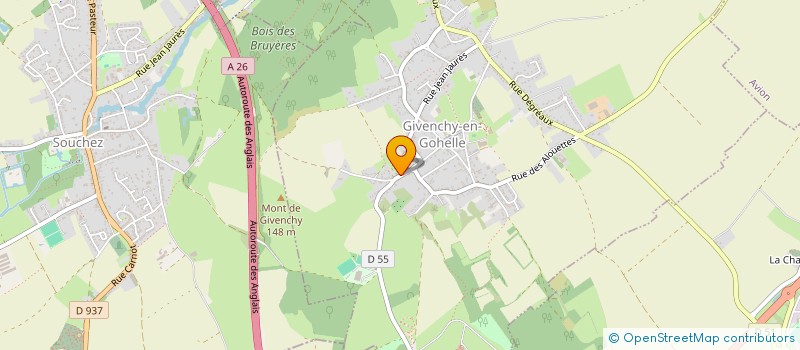 localisation de l'entreprise VIVIR à GIVENCHY-EN-GOHELLE