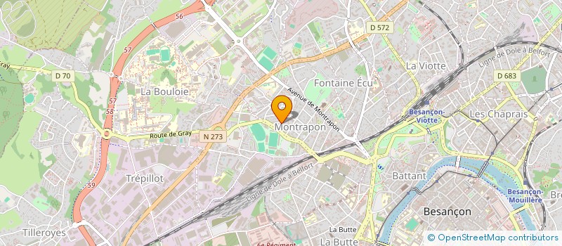 localisation de l'entreprise VIVIR LA SALSA à BESANCON