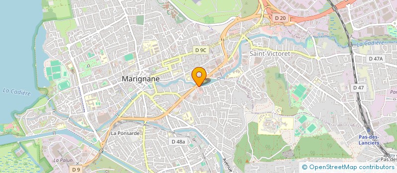localisation de l'entreprise VIVO CONSTRUCTION à MARIGNANE