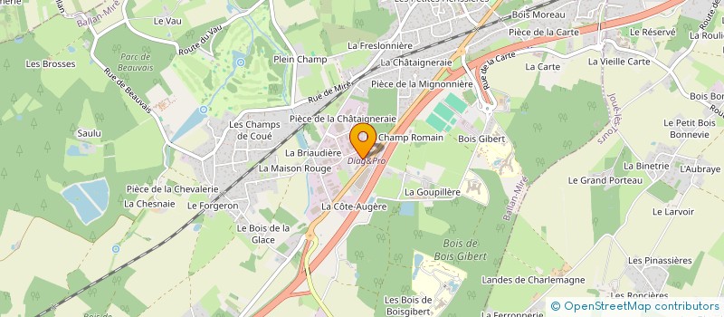 localisation de l'entreprise VIVOG à BALLAN-MIRE