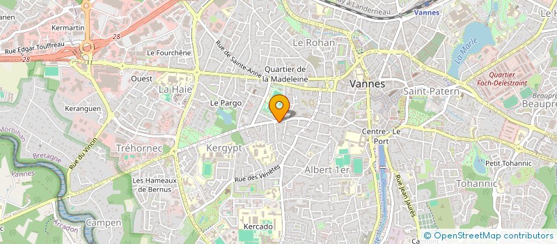 localisation de l'entreprise VIVOME à VANNES