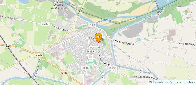 localisation de l'entreprise VIVONS ENSEMBLE à MALLEMORT