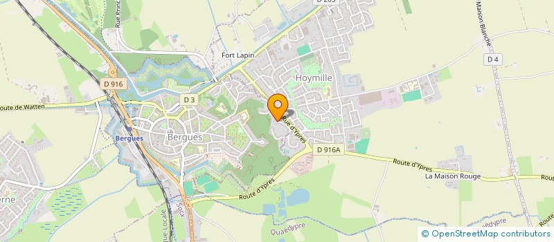 localisation de l'entreprise VIVONS LA DANSE  BERGUES