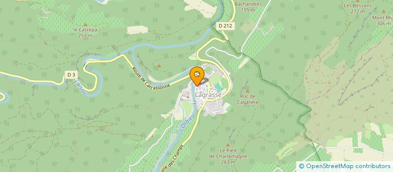 localisation de l'entreprise VIVONS LAGRASSE  LAGRASSE