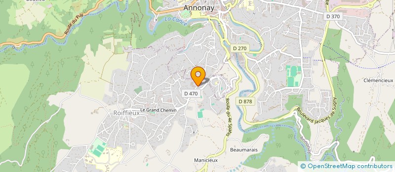 localisation de l'entreprise VIVONS MONTAGNE !  ROIFFIEUX