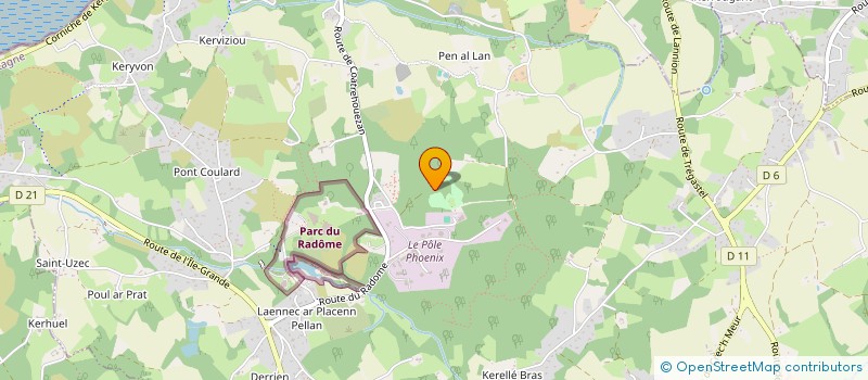localisation de l'entreprise VIVONS PERCHES  PLEUMEUR-BODOU