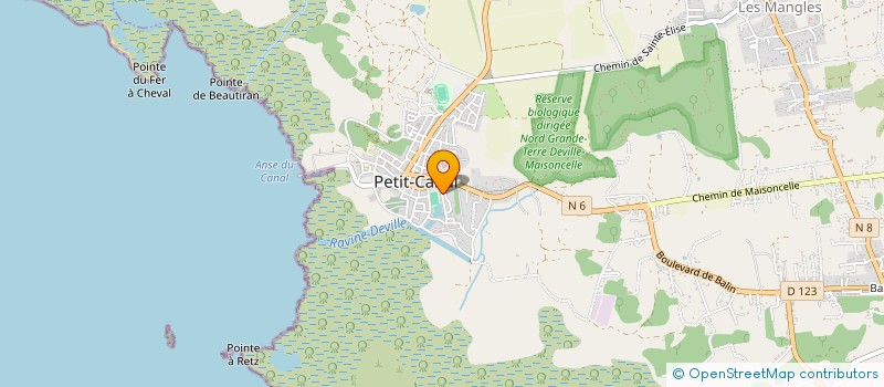 localisation de l'entreprise VIVR'ACTIF NORD GRANDE-TERRE à PETIT-CANAL