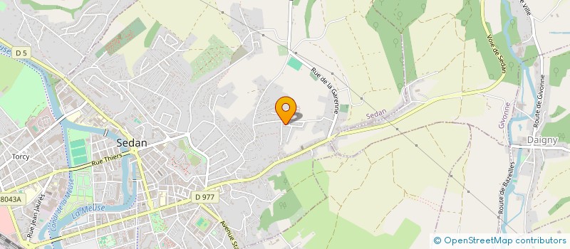 localisation de l'entreprise VIVR'ARDENNE  SEDAN