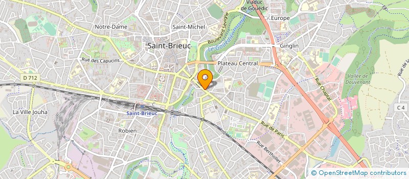 localisation de l'entreprise VIVR'ARMOR SERVICES à SAINT-BRIEUC