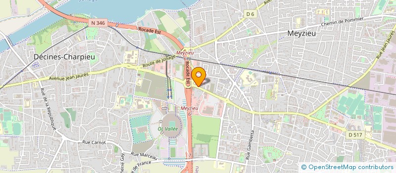 localisation de l'entreprise VIVR'O JARDIN  MEYZIEU