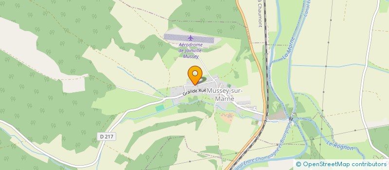 localisation de l'entreprise VIVRAC BIO à MUSSEY-SUR-MARNE