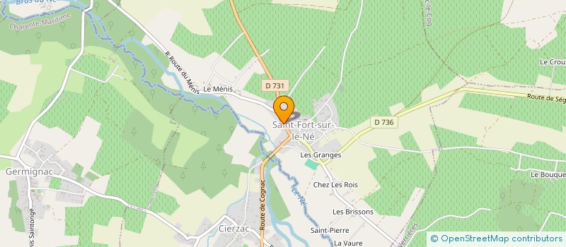 localisation de l'entreprise VIVRANTIQUE à SAINT-FORT-SUR-LE-NE