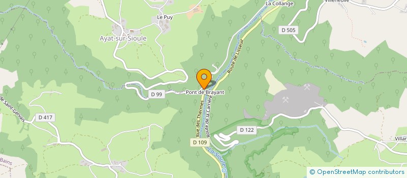 localisation de l'entreprise VIVRE  CHATEAUNEUF-LES-BAINS